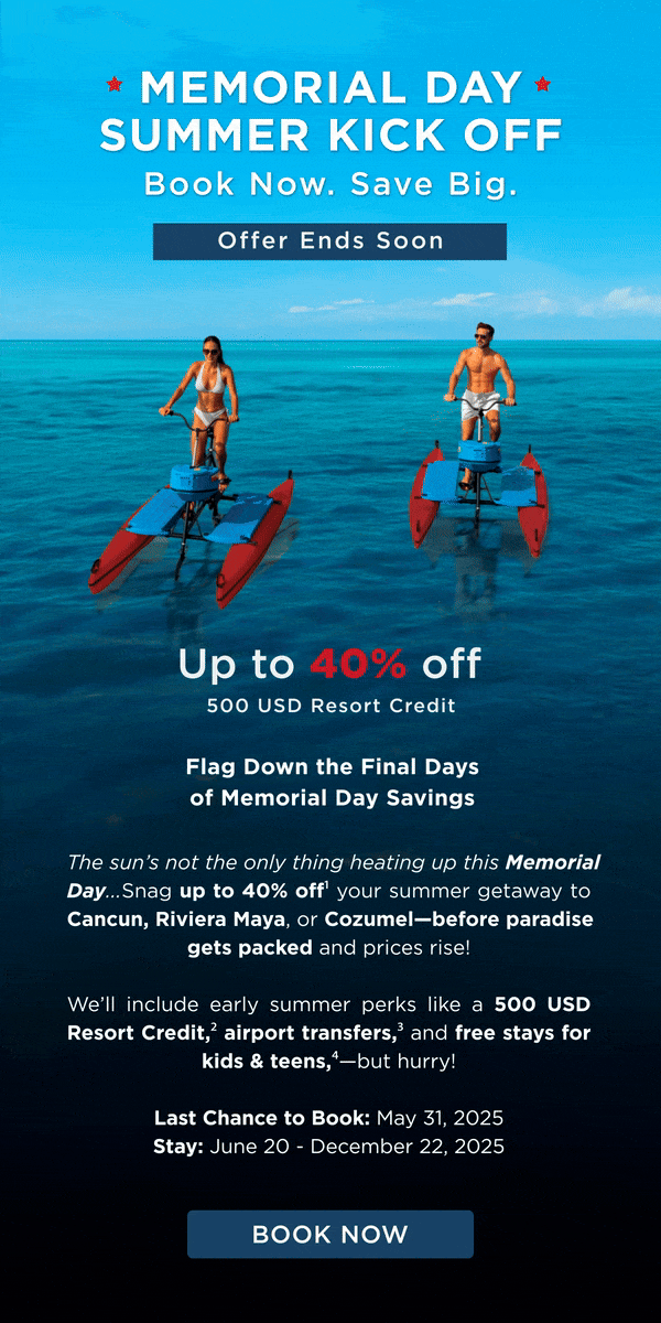 Memorial day Summer kick off