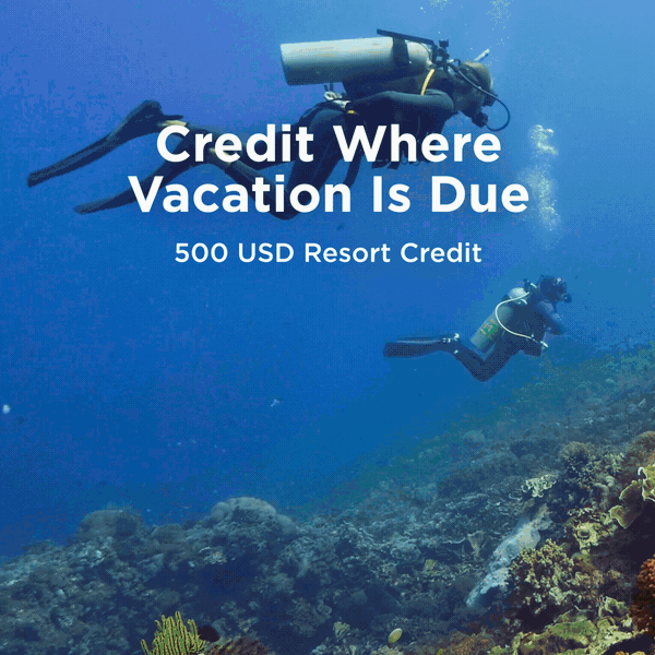 Credit Where Vacation Is Due 500 USD Resort Credit